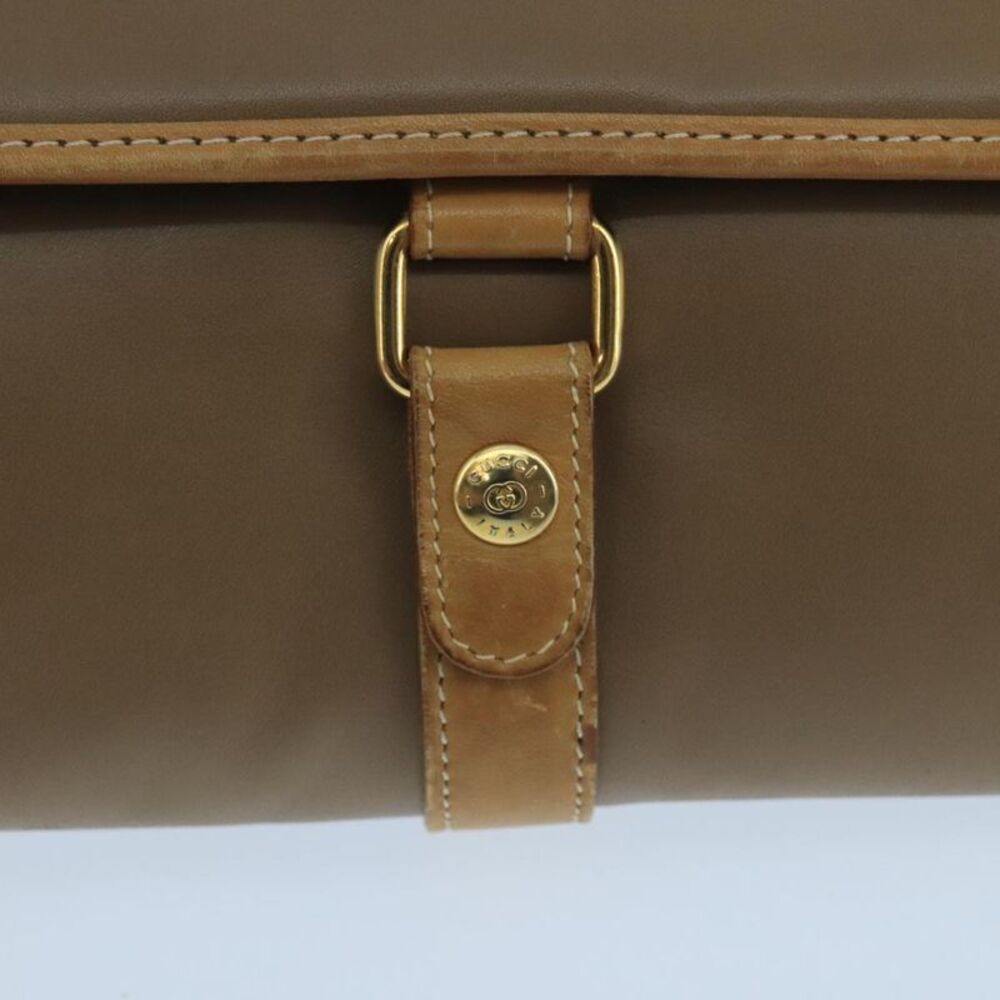 Gucci Beige Leather Shoulder Bag (Pre-Owned) - Picture 10 of 16